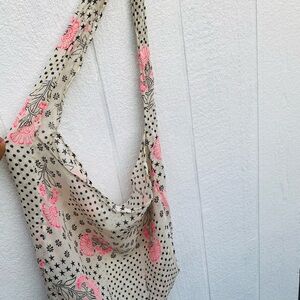 🌸 Free People Floral & Polka Dot Sling Bag